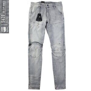 G-Star Raw Jeans 3D Zip Knee Skinny 5620 Stretch Denim Men's 34x36 NWT